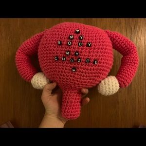 Crochet uterus.  Pro choice